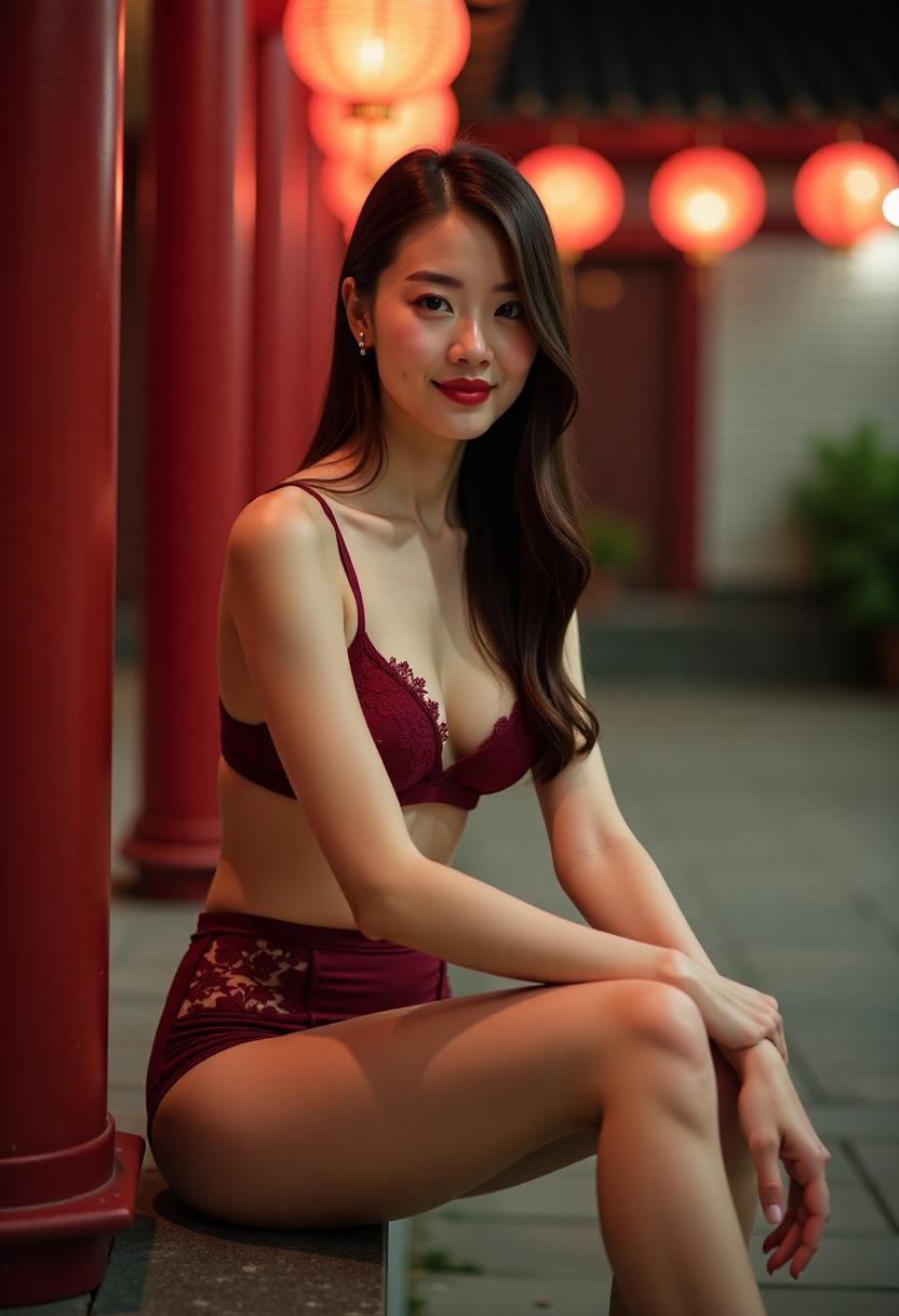 镜头中的人物侧影