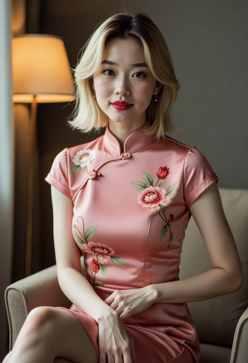 窗边人物与安静光影